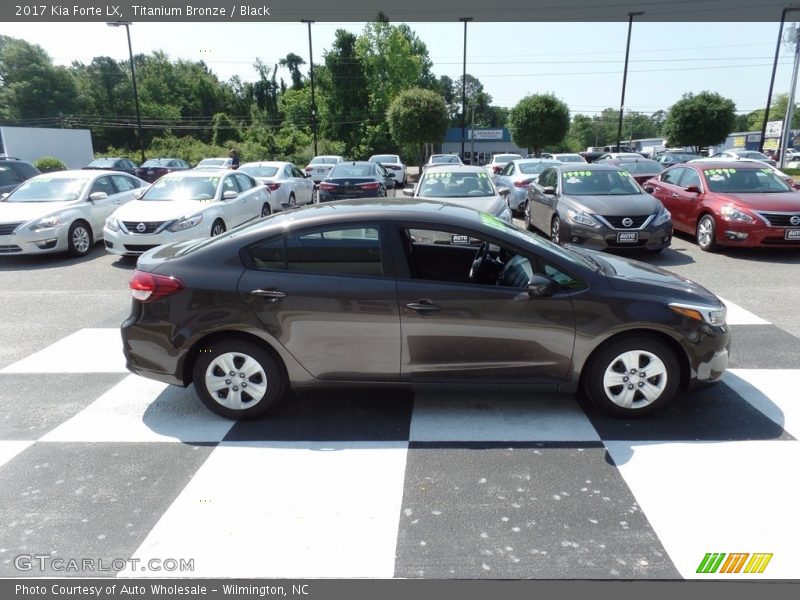 Titanium Bronze / Black 2017 Kia Forte LX