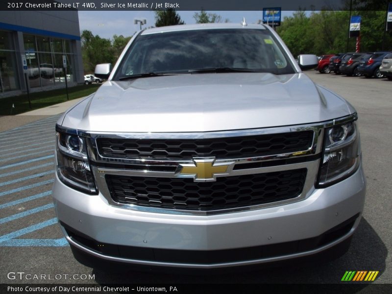 Silver Ice Metallic / Jet Black 2017 Chevrolet Tahoe LT 4WD