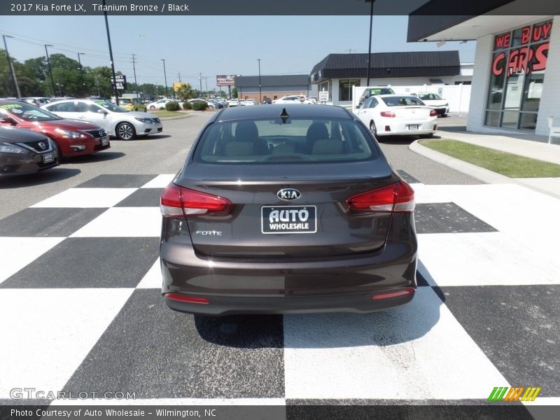 Titanium Bronze / Black 2017 Kia Forte LX