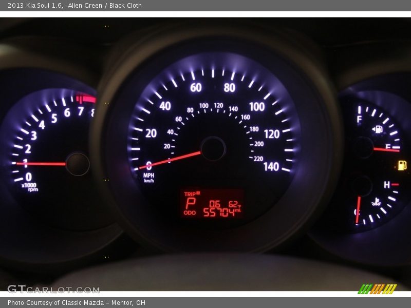 Alien Green / Black Cloth 2013 Kia Soul 1.6