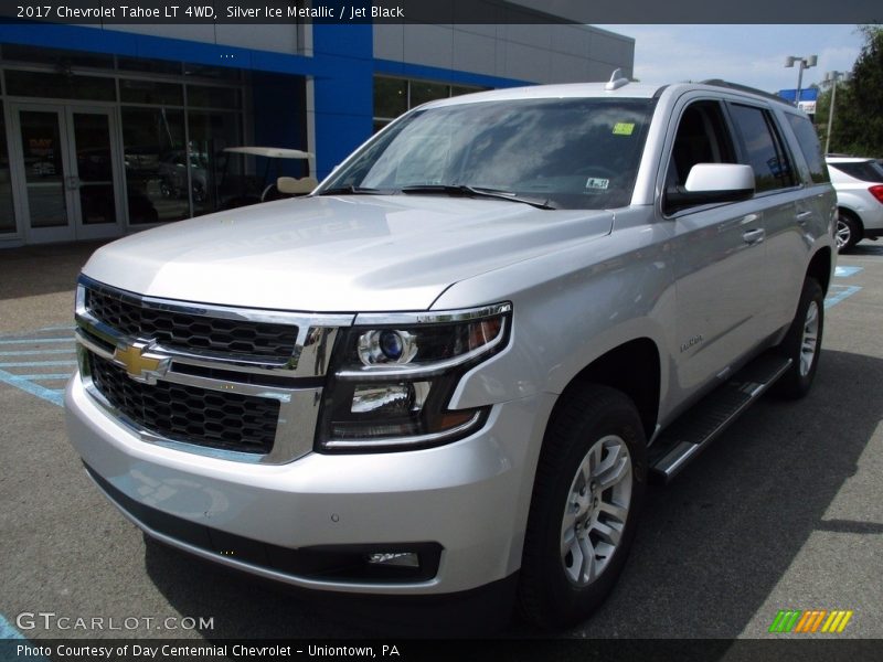 Silver Ice Metallic / Jet Black 2017 Chevrolet Tahoe LT 4WD