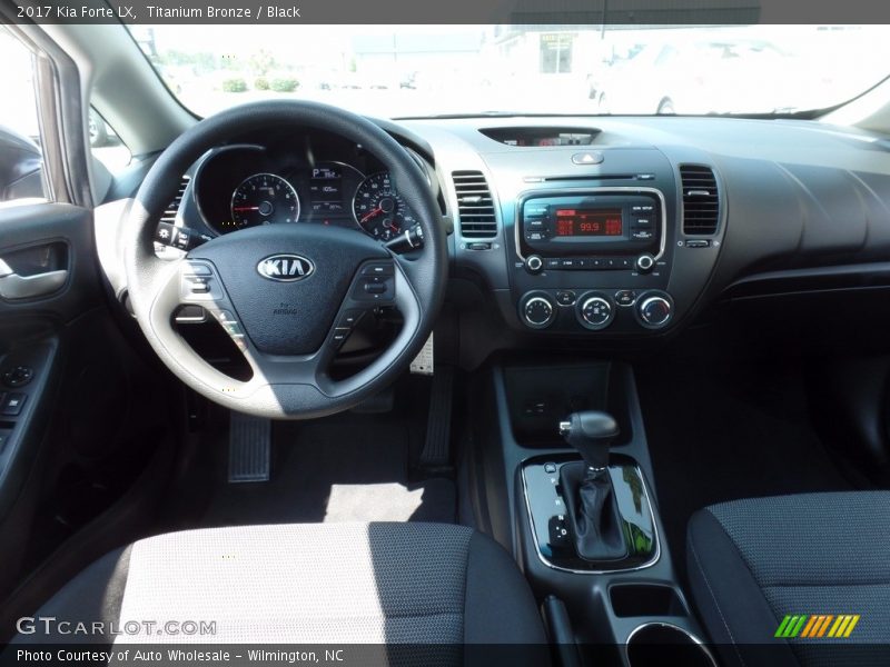 Titanium Bronze / Black 2017 Kia Forte LX
