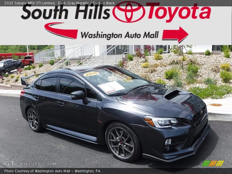 Dark Gray Metallic / Carbon Black 2015 Subaru WRX STI Limited