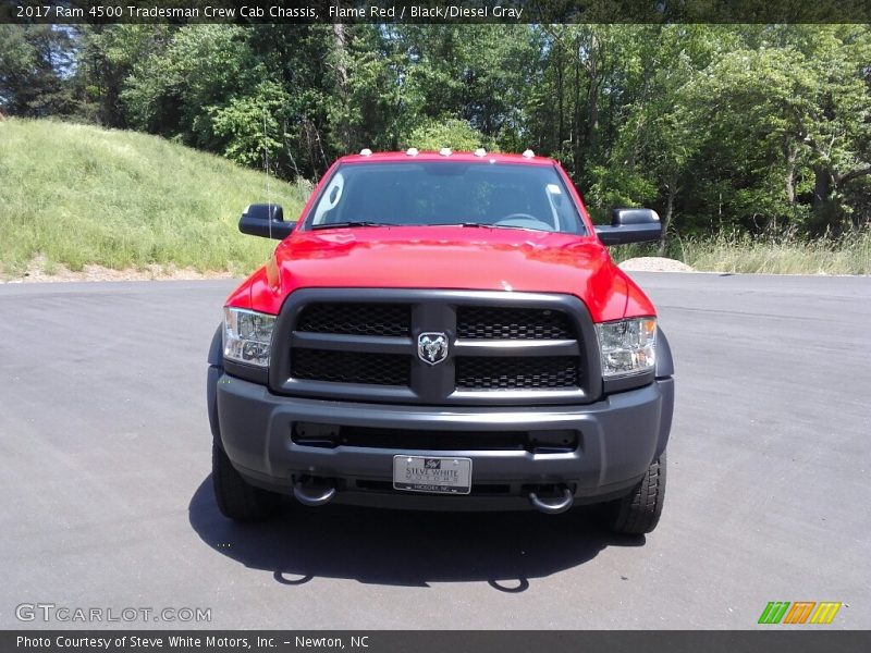 Flame Red / Black/Diesel Gray 2017 Ram 4500 Tradesman Crew Cab Chassis
