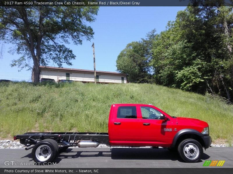 Flame Red / Black/Diesel Gray 2017 Ram 4500 Tradesman Crew Cab Chassis
