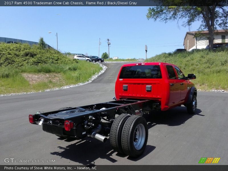 Flame Red / Black/Diesel Gray 2017 Ram 4500 Tradesman Crew Cab Chassis