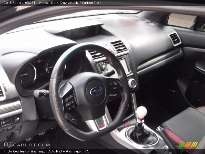 Dark Gray Metallic / Carbon Black 2015 Subaru WRX STI Limited