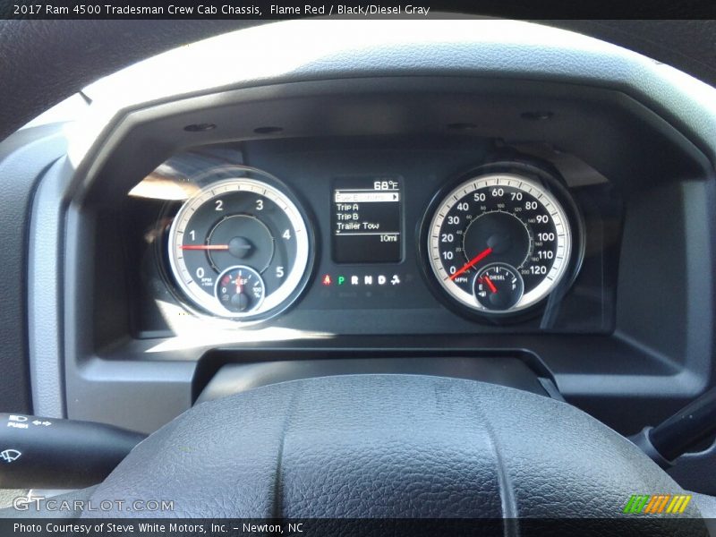 Flame Red / Black/Diesel Gray 2017 Ram 4500 Tradesman Crew Cab Chassis