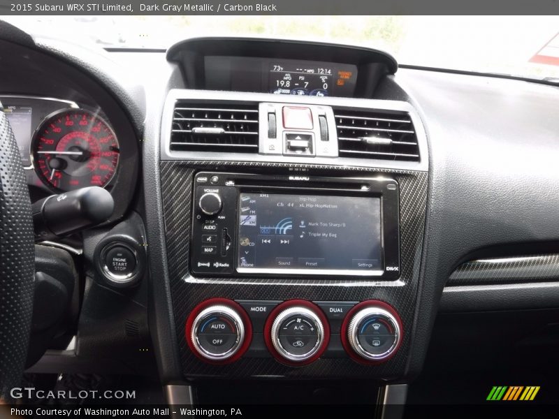 Dark Gray Metallic / Carbon Black 2015 Subaru WRX STI Limited