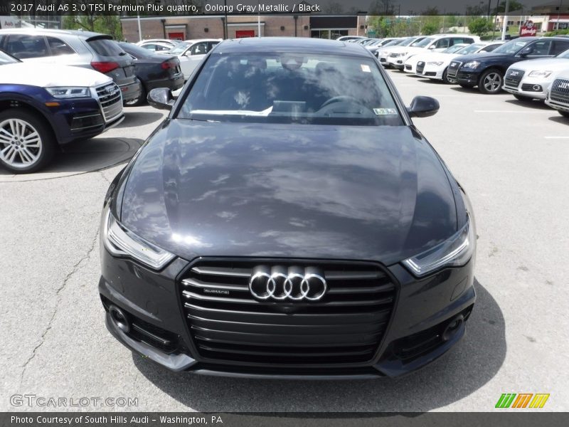 Oolong Gray Metallic / Black 2017 Audi A6 3.0 TFSI Premium Plus quattro