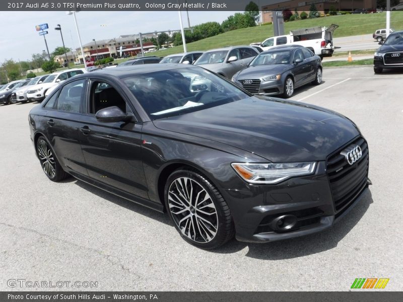 Oolong Gray Metallic / Black 2017 Audi A6 3.0 TFSI Premium Plus quattro