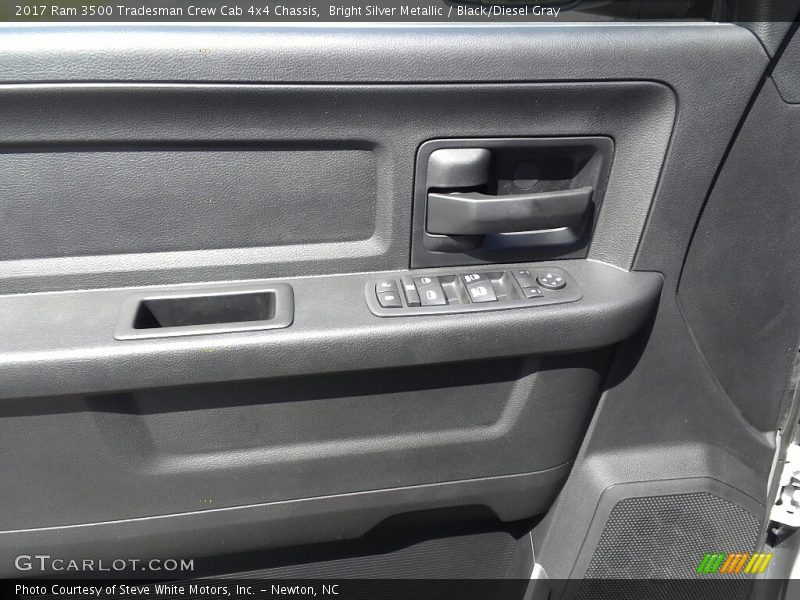 Bright Silver Metallic / Black/Diesel Gray 2017 Ram 3500 Tradesman Crew Cab 4x4 Chassis