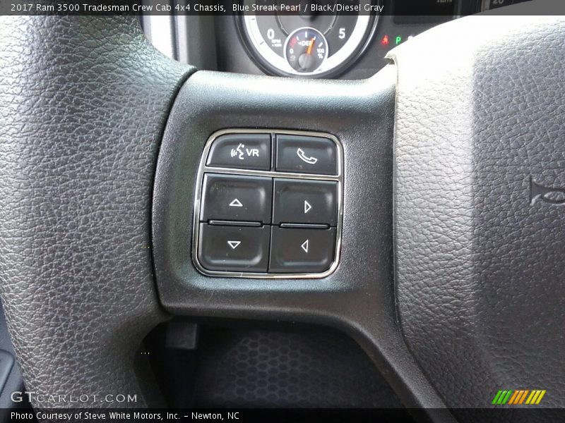 Blue Streak Pearl / Black/Diesel Gray 2017 Ram 3500 Tradesman Crew Cab 4x4 Chassis