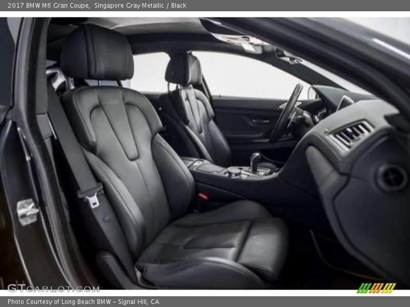  2017 M6 Gran Coupe Black Interior