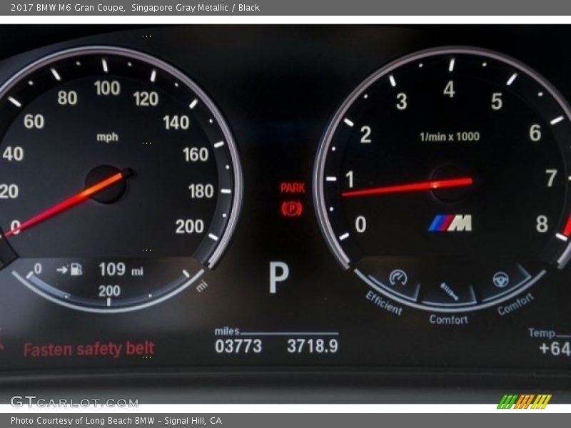  2017 M6 Gran Coupe Gran Coupe Gauges