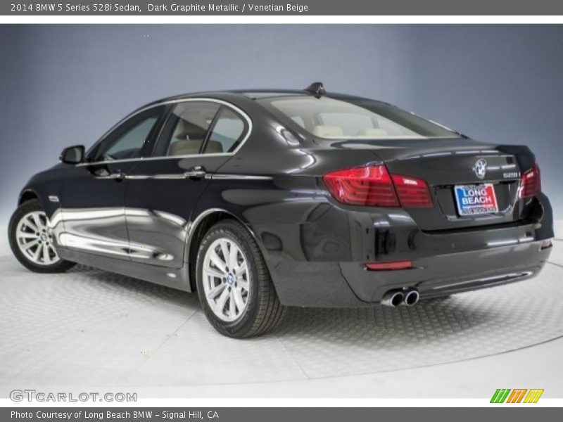 Dark Graphite Metallic / Venetian Beige 2014 BMW 5 Series 528i Sedan