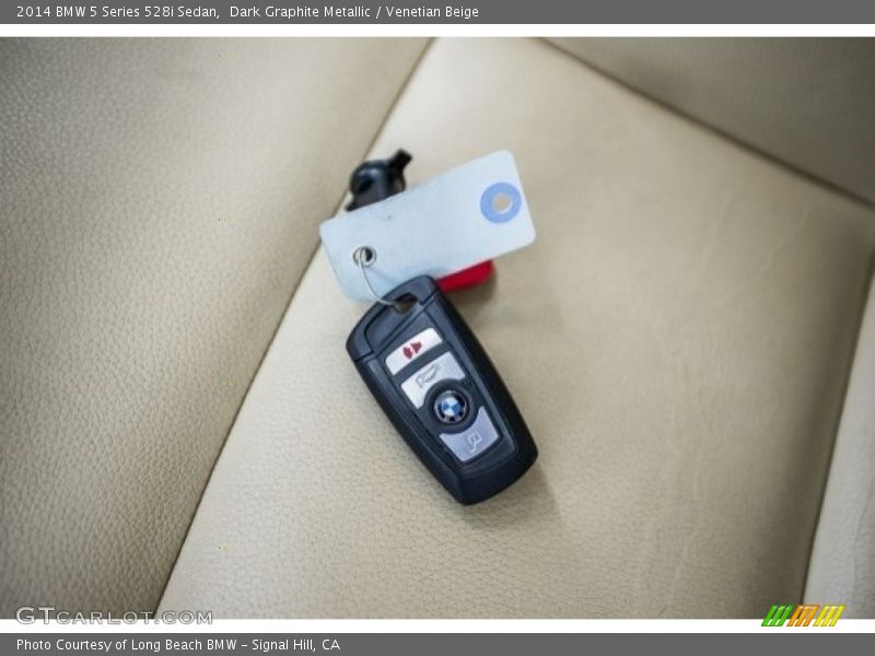 Dark Graphite Metallic / Venetian Beige 2014 BMW 5 Series 528i Sedan