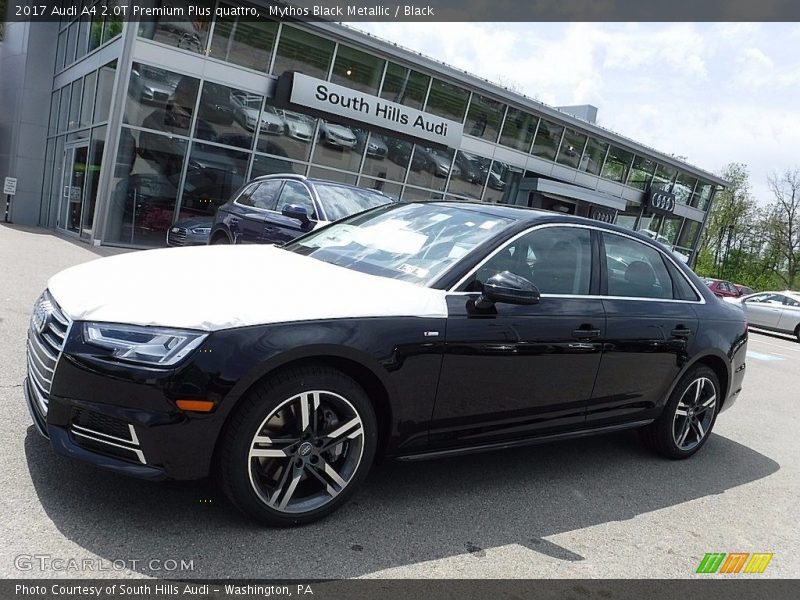 Mythos Black Metallic / Black 2017 Audi A4 2.0T Premium Plus quattro