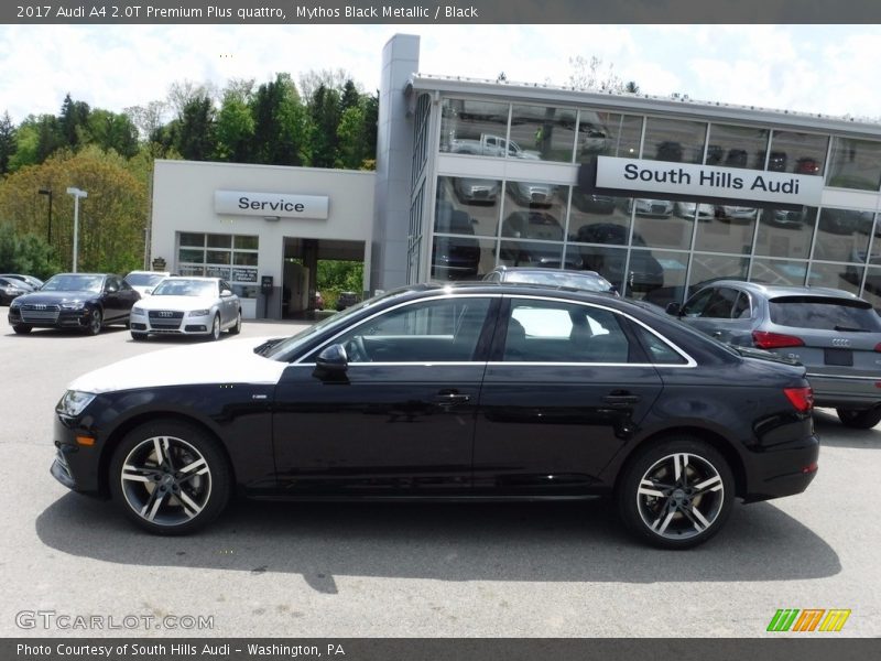 Mythos Black Metallic / Black 2017 Audi A4 2.0T Premium Plus quattro