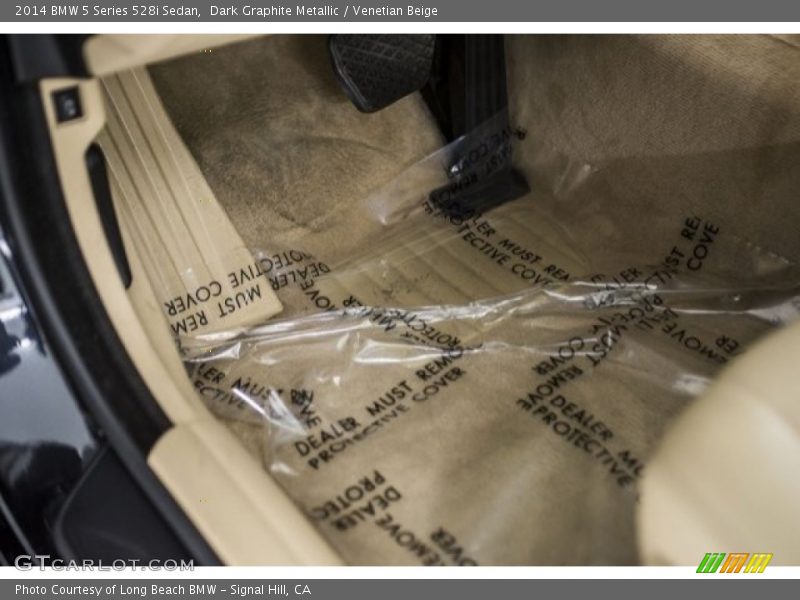 Dark Graphite Metallic / Venetian Beige 2014 BMW 5 Series 528i Sedan