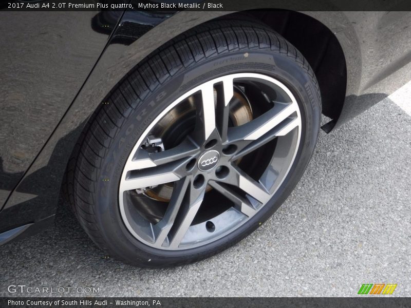 Mythos Black Metallic / Black 2017 Audi A4 2.0T Premium Plus quattro