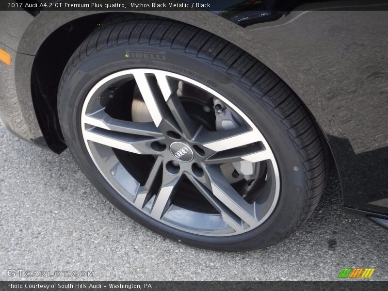 Mythos Black Metallic / Black 2017 Audi A4 2.0T Premium Plus quattro