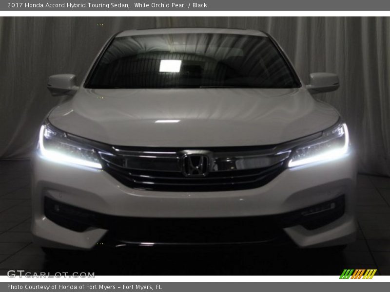 White Orchid Pearl / Black 2017 Honda Accord Hybrid Touring Sedan