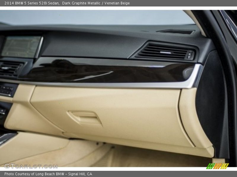 Dark Graphite Metallic / Venetian Beige 2014 BMW 5 Series 528i Sedan