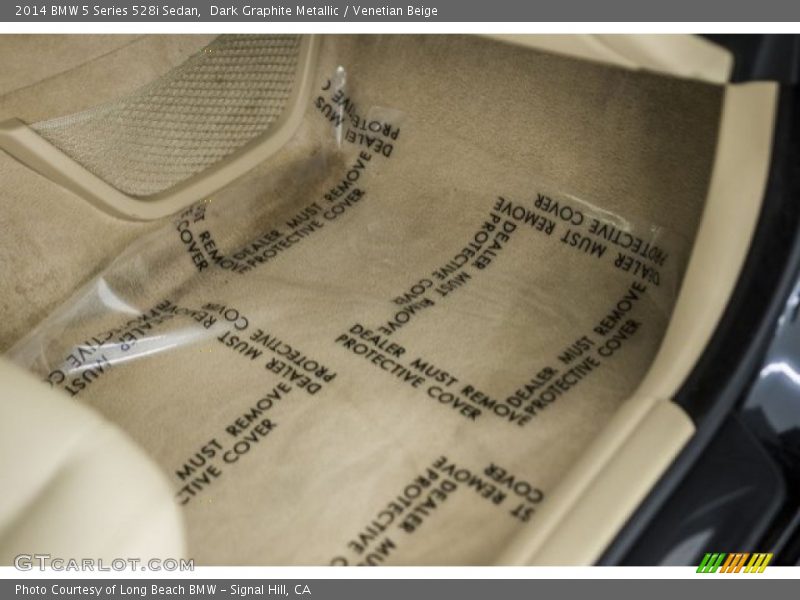Dark Graphite Metallic / Venetian Beige 2014 BMW 5 Series 528i Sedan