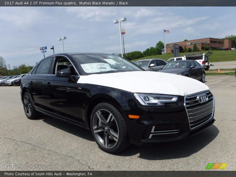 Mythos Black Metallic / Black 2017 Audi A4 2.0T Premium Plus quattro