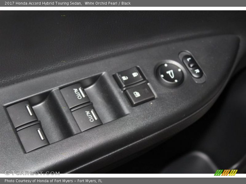 White Orchid Pearl / Black 2017 Honda Accord Hybrid Touring Sedan