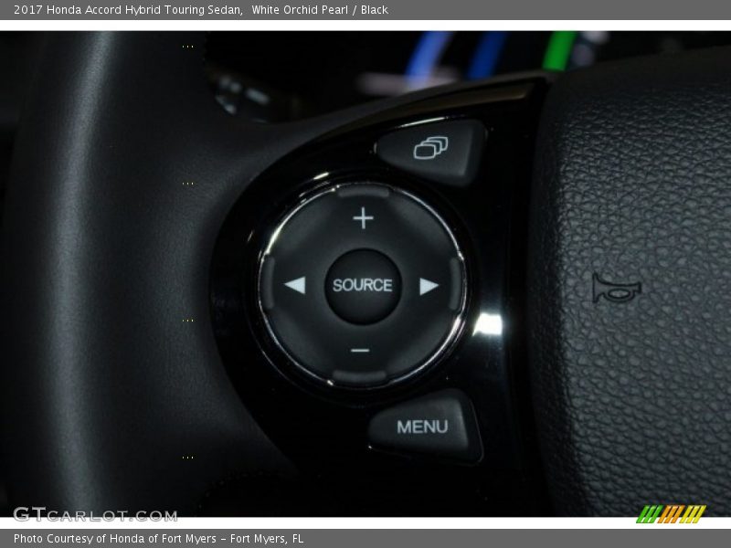 White Orchid Pearl / Black 2017 Honda Accord Hybrid Touring Sedan