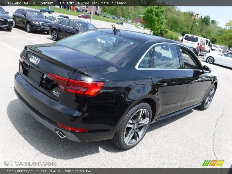 Mythos Black Metallic / Black 2017 Audi A4 2.0T Premium Plus quattro