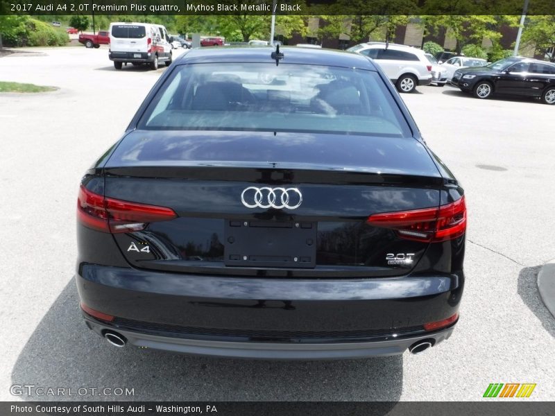 Mythos Black Metallic / Black 2017 Audi A4 2.0T Premium Plus quattro