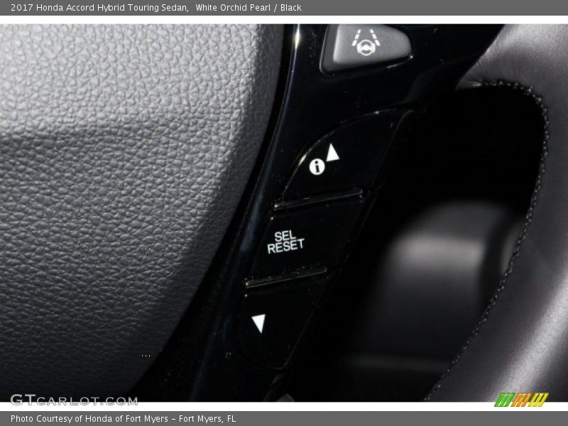 White Orchid Pearl / Black 2017 Honda Accord Hybrid Touring Sedan