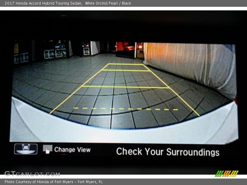 White Orchid Pearl / Black 2017 Honda Accord Hybrid Touring Sedan