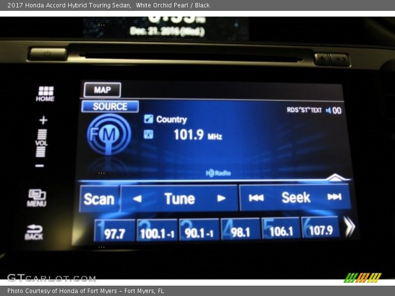 White Orchid Pearl / Black 2017 Honda Accord Hybrid Touring Sedan