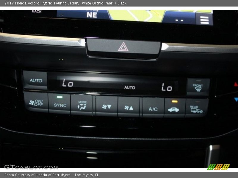 White Orchid Pearl / Black 2017 Honda Accord Hybrid Touring Sedan