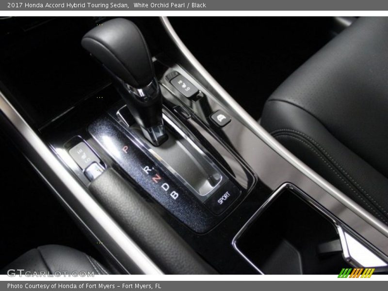 White Orchid Pearl / Black 2017 Honda Accord Hybrid Touring Sedan