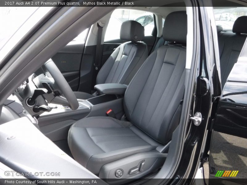 Mythos Black Metallic / Black 2017 Audi A4 2.0T Premium Plus quattro