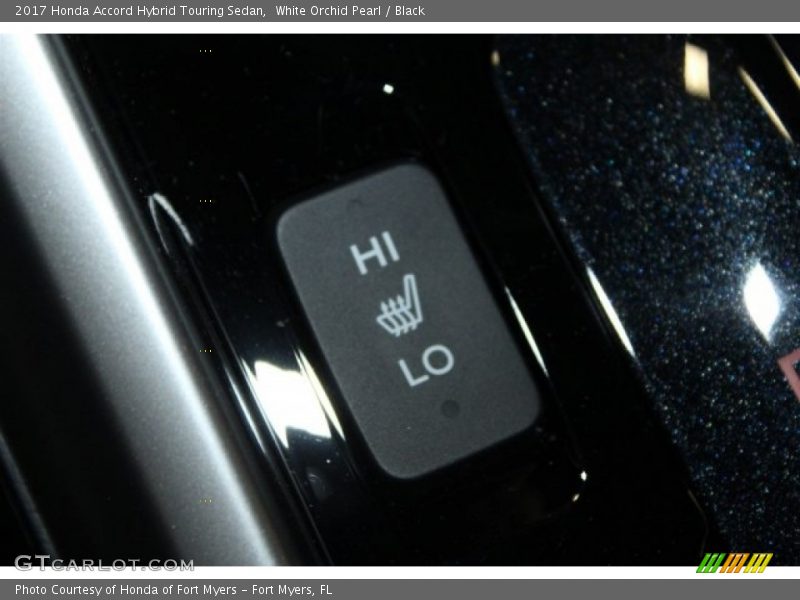 White Orchid Pearl / Black 2017 Honda Accord Hybrid Touring Sedan