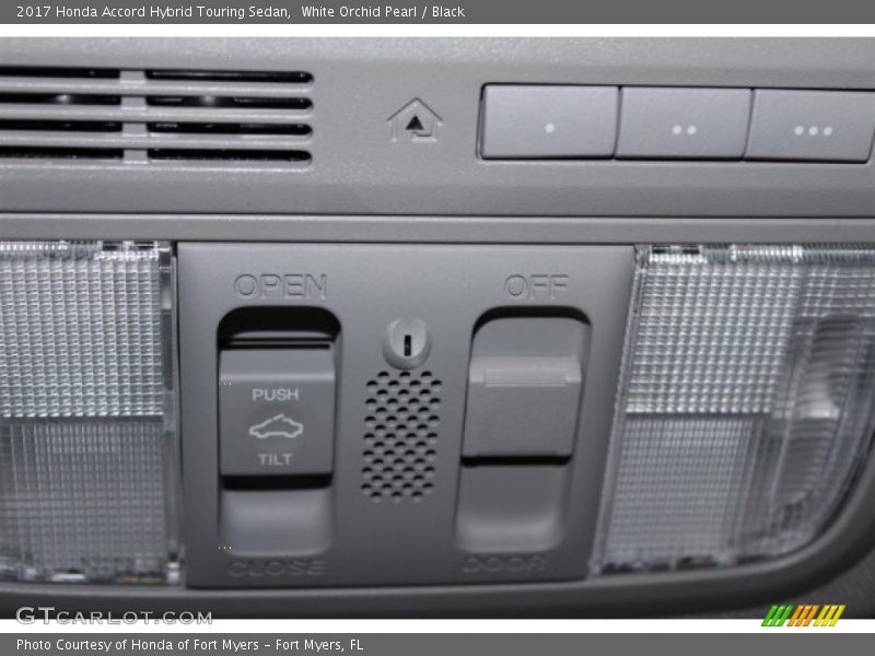 White Orchid Pearl / Black 2017 Honda Accord Hybrid Touring Sedan