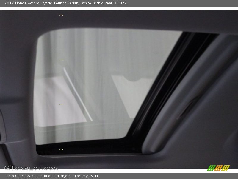 White Orchid Pearl / Black 2017 Honda Accord Hybrid Touring Sedan