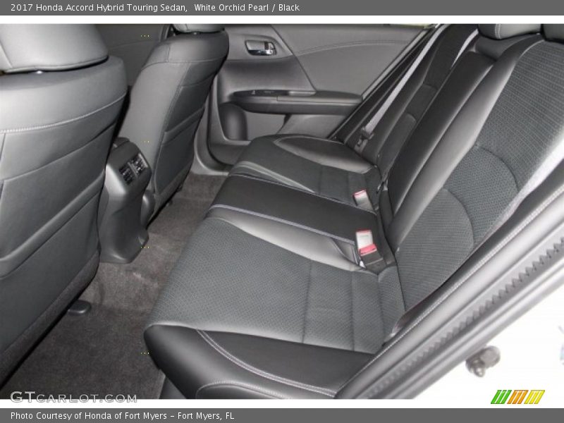 White Orchid Pearl / Black 2017 Honda Accord Hybrid Touring Sedan