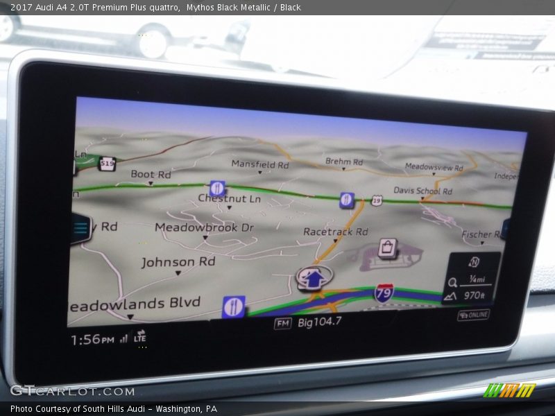 Mythos Black Metallic / Black 2017 Audi A4 2.0T Premium Plus quattro