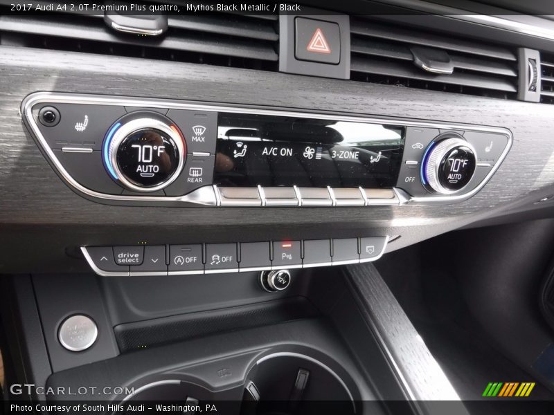 Mythos Black Metallic / Black 2017 Audi A4 2.0T Premium Plus quattro