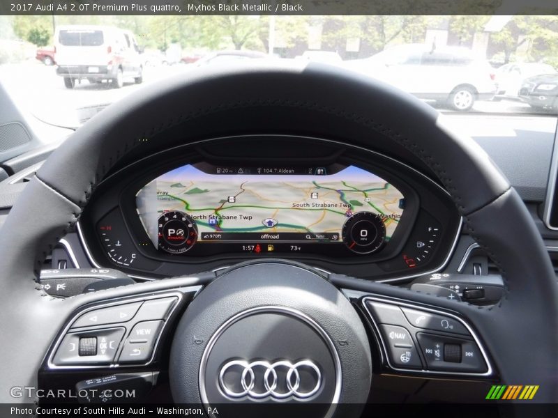 Mythos Black Metallic / Black 2017 Audi A4 2.0T Premium Plus quattro