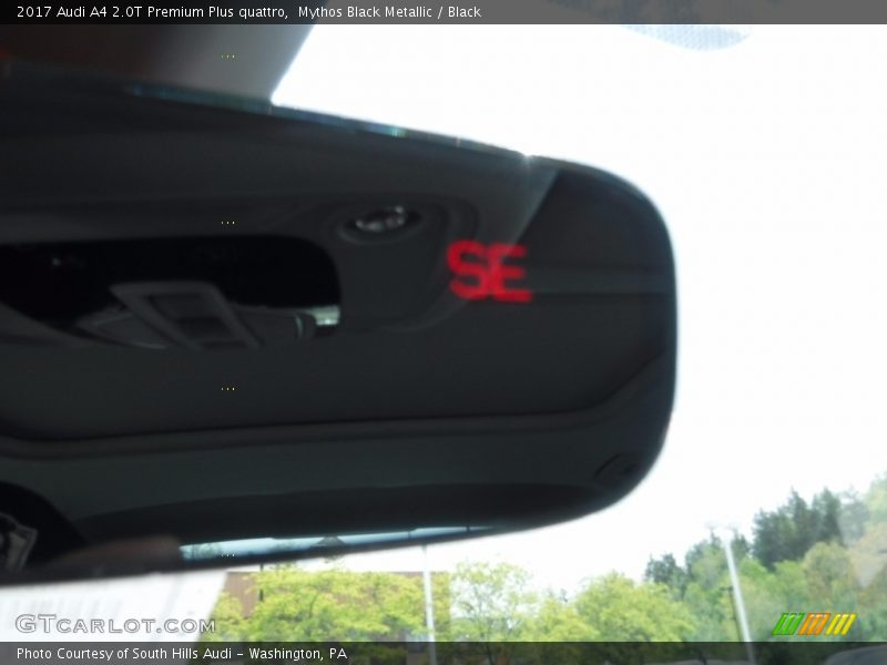 Mythos Black Metallic / Black 2017 Audi A4 2.0T Premium Plus quattro