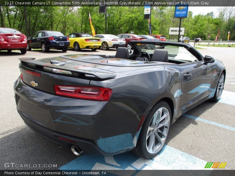 Nightfall Gray Metallic / 50th Anniversary Jet Black/Dark Gray 2017 Chevrolet Camaro LT Convertible 50th Anniversary