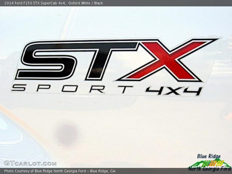 Oxford White / Black 2014 Ford F150 STX SuperCab 4x4